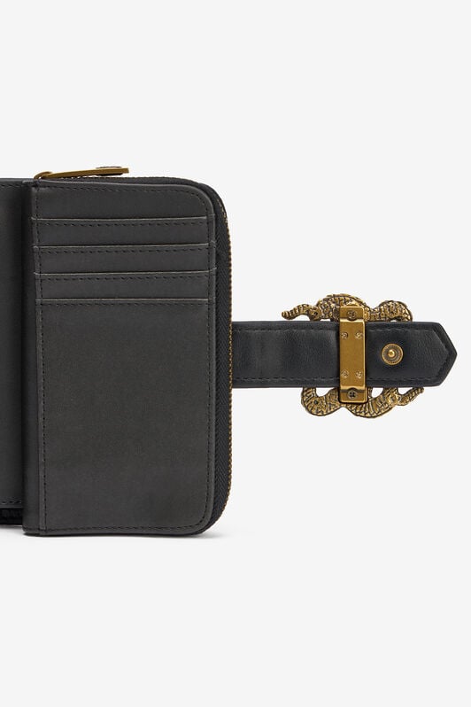 JC Portemonnaie mit Logo-Plakette BLACK VFP027-VF782