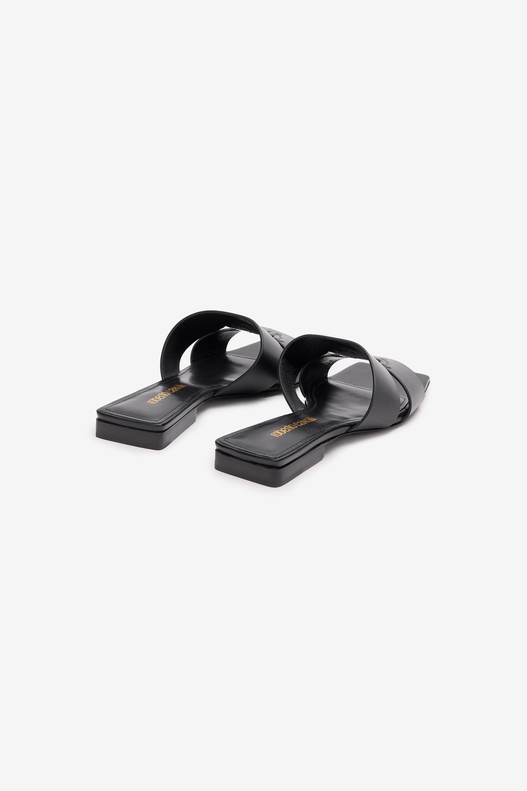 RC Slides With Square Toe Black UKS081-PZ172