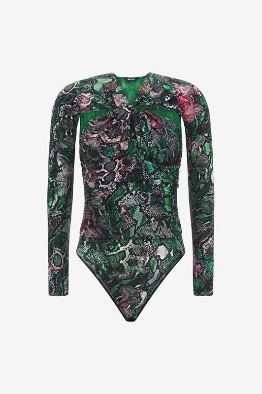 JC Long-sleeve body by Just Cavalli Grün RKT924-RK431