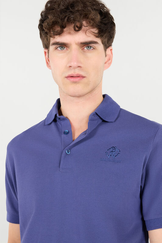 RC Polo Mit Stickerei In Form Des Monogramms RC Und Logo Dunkelblau POT64A-KB001