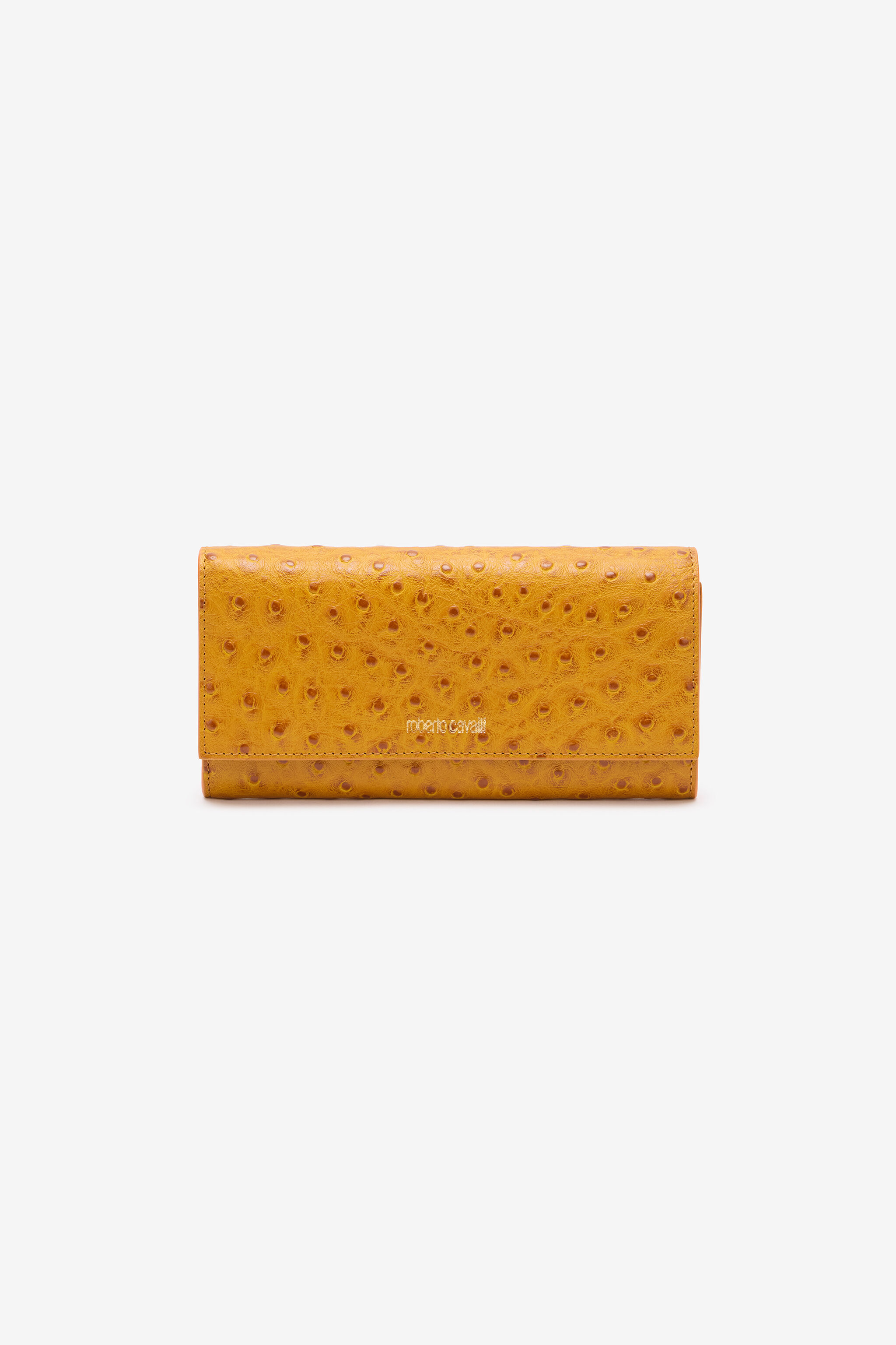 RC Rectangular Wallet in Ostrich-Effect Yellow VKA007-PZ702