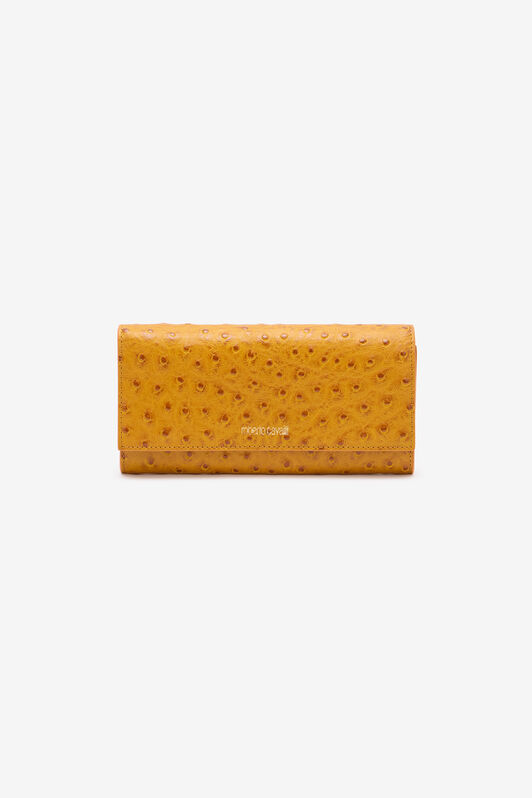 RC Rectangular Wallet in Ostrich-Effect RC Rectangular Wallet in Ostrich-Effect Yellow VKA007-PZ702