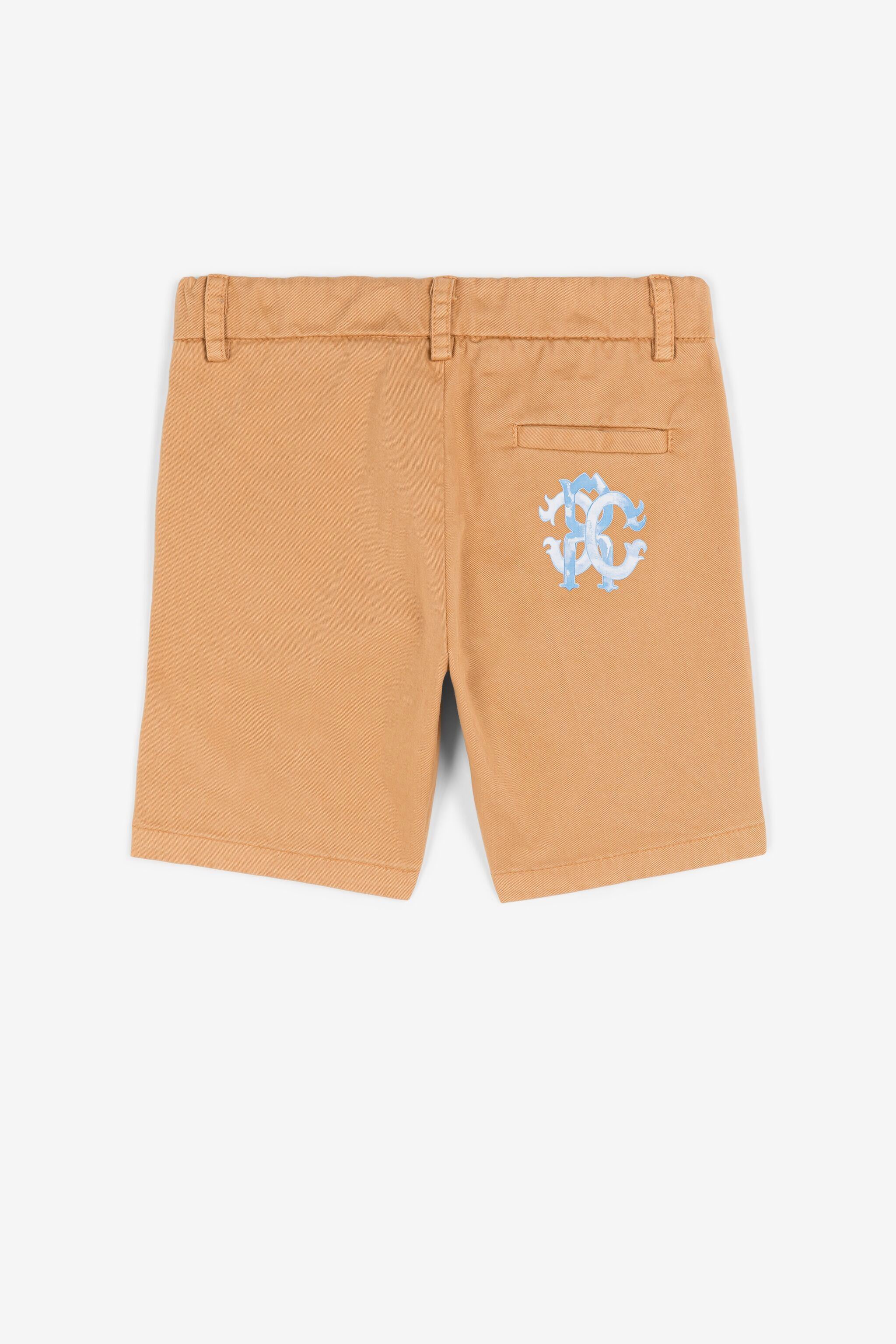JU Bermudas chino con monograma estampado SAND 17-1038 QJT260-CE035