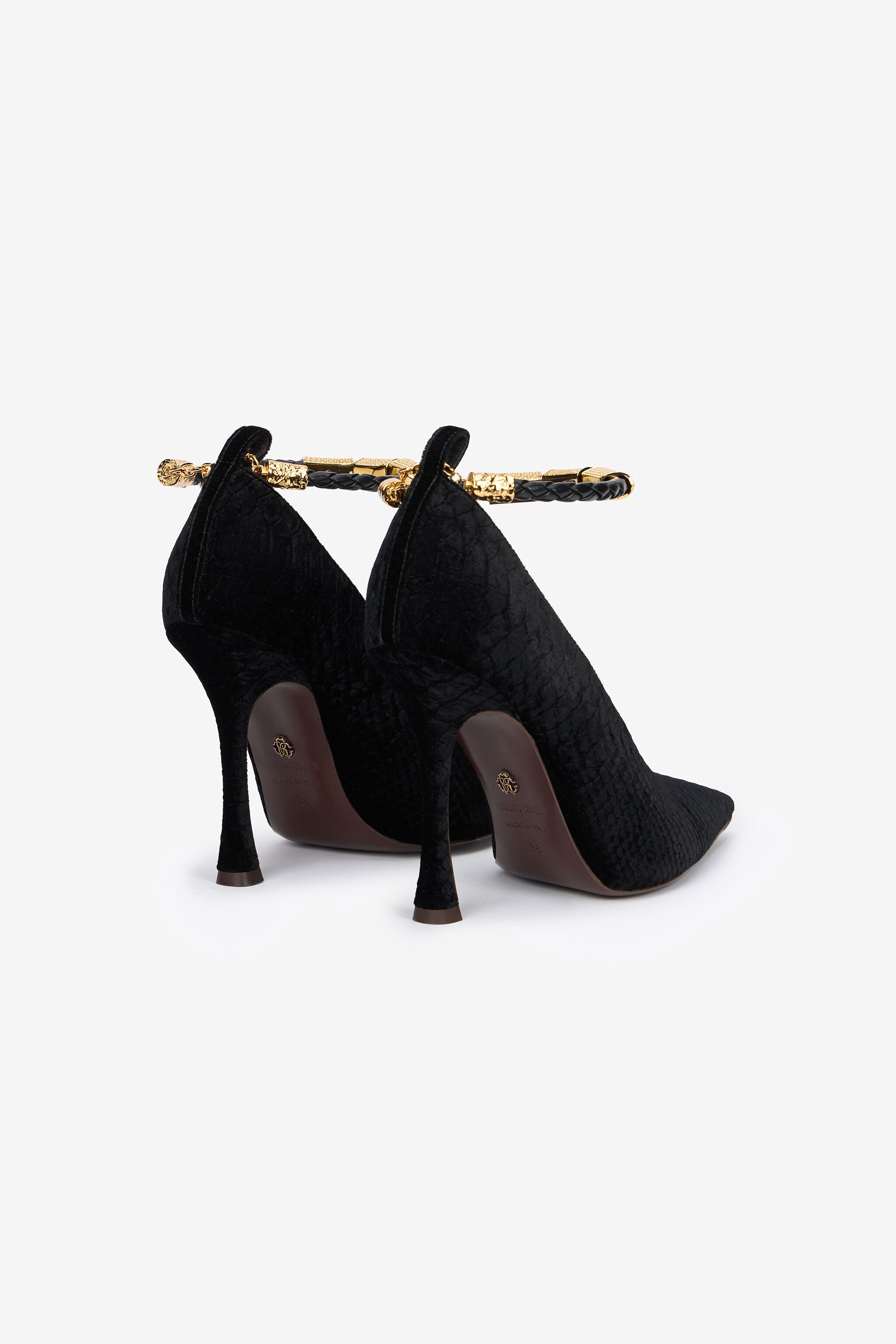 RC Escarpins Noirs Avec Bride Noir VWS007-VL356