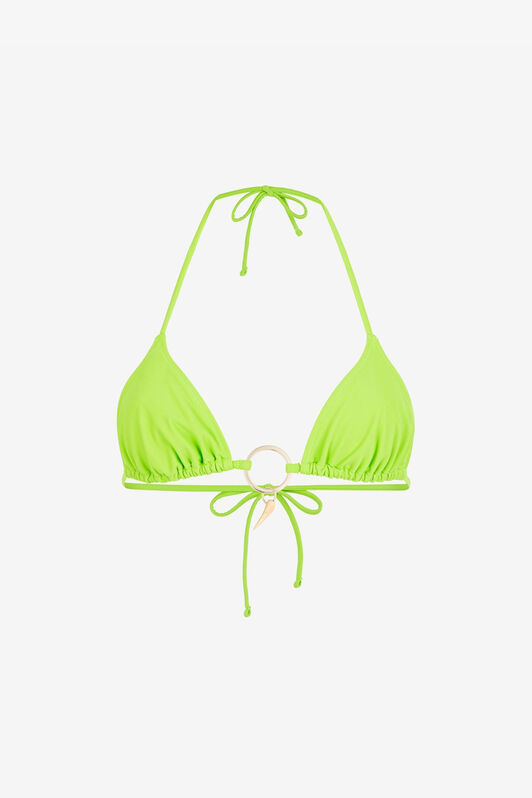 RC Haut de bikini à ornement Tiger Tooth Vert clair QKW00G-LL002