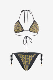 RC Bikini with Luminous Jaguar Motif LEOPARD SOW00F-4GG34