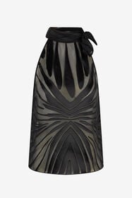 RC Top With Ray Devoré Print BLACK XKT611-FXI15