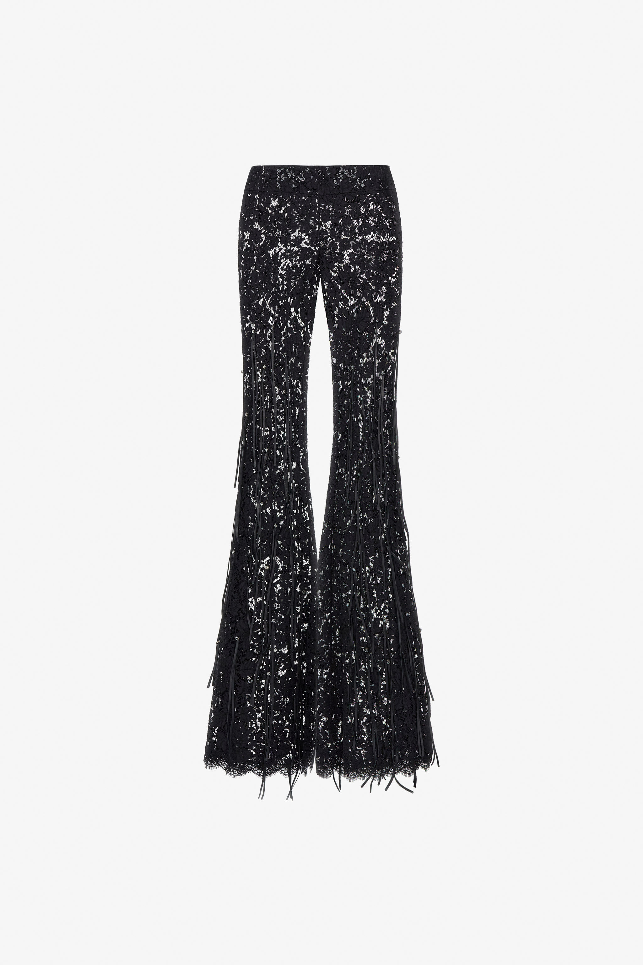 RC Pantaloni semitrasparenti in pizzo Nero SKR204-RP001