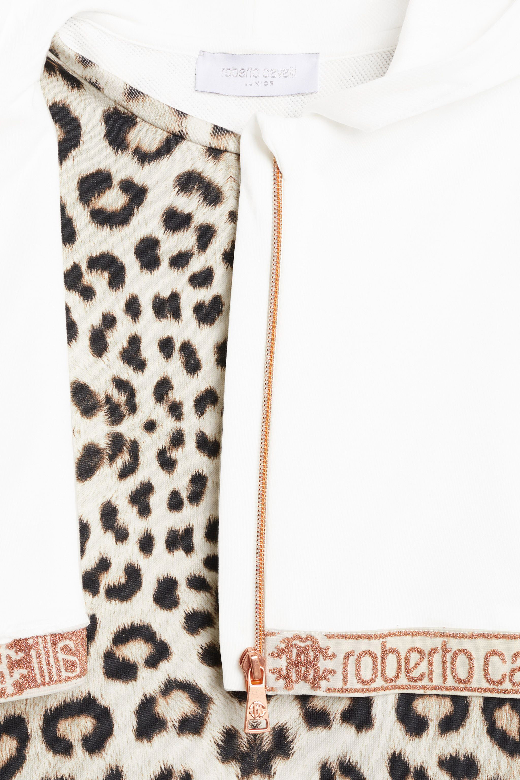 JU Hooded Jaguar print dress BEIGE/MILKY/BLACK JJT125-FOQ64
