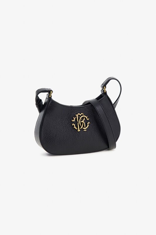 RC Shoulder Bag with RC Monogram Black OOB00F-PZA12