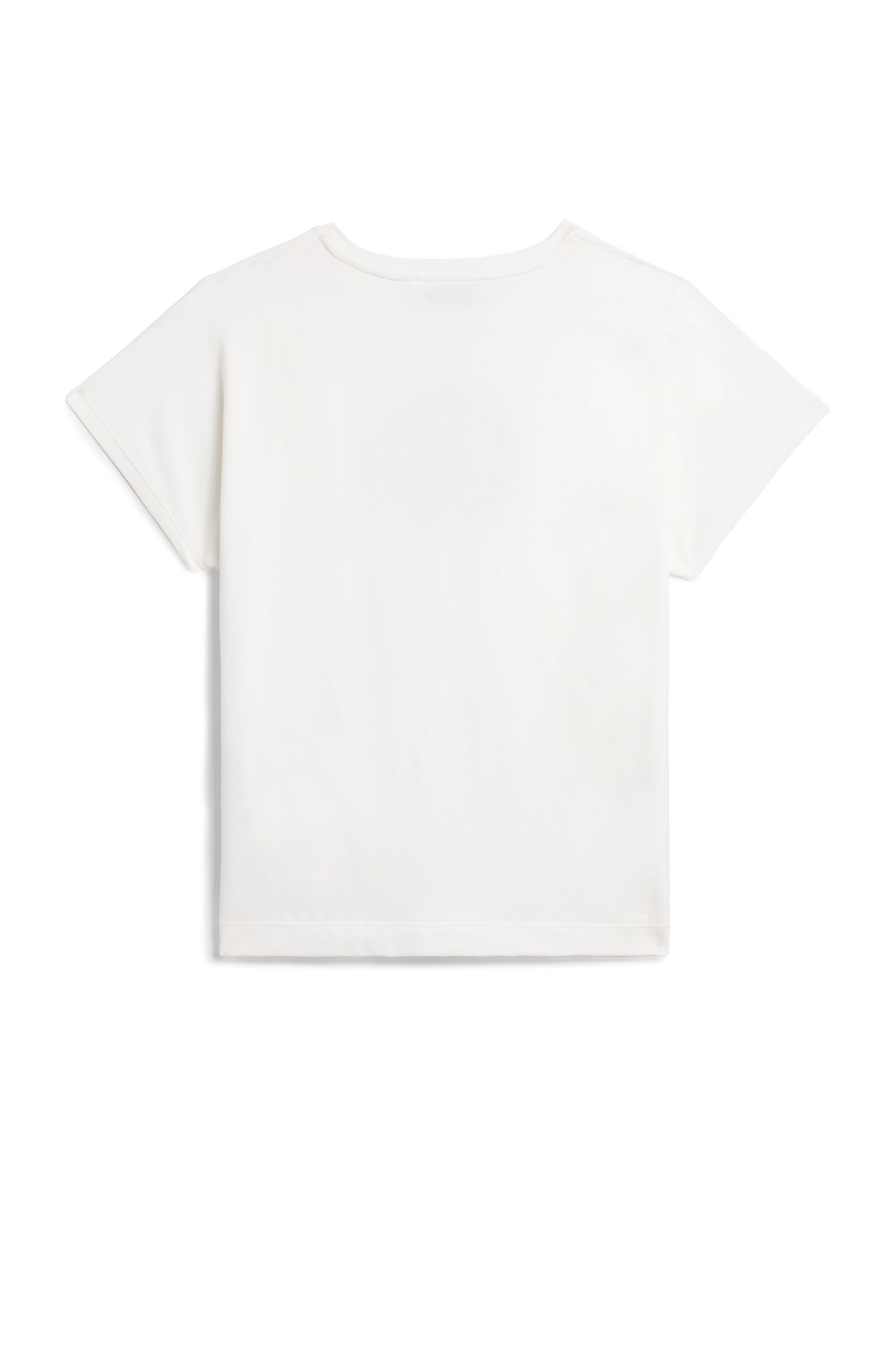 JU Crystal RC logo T-shirt MILKY WHITE IJT613-JV025