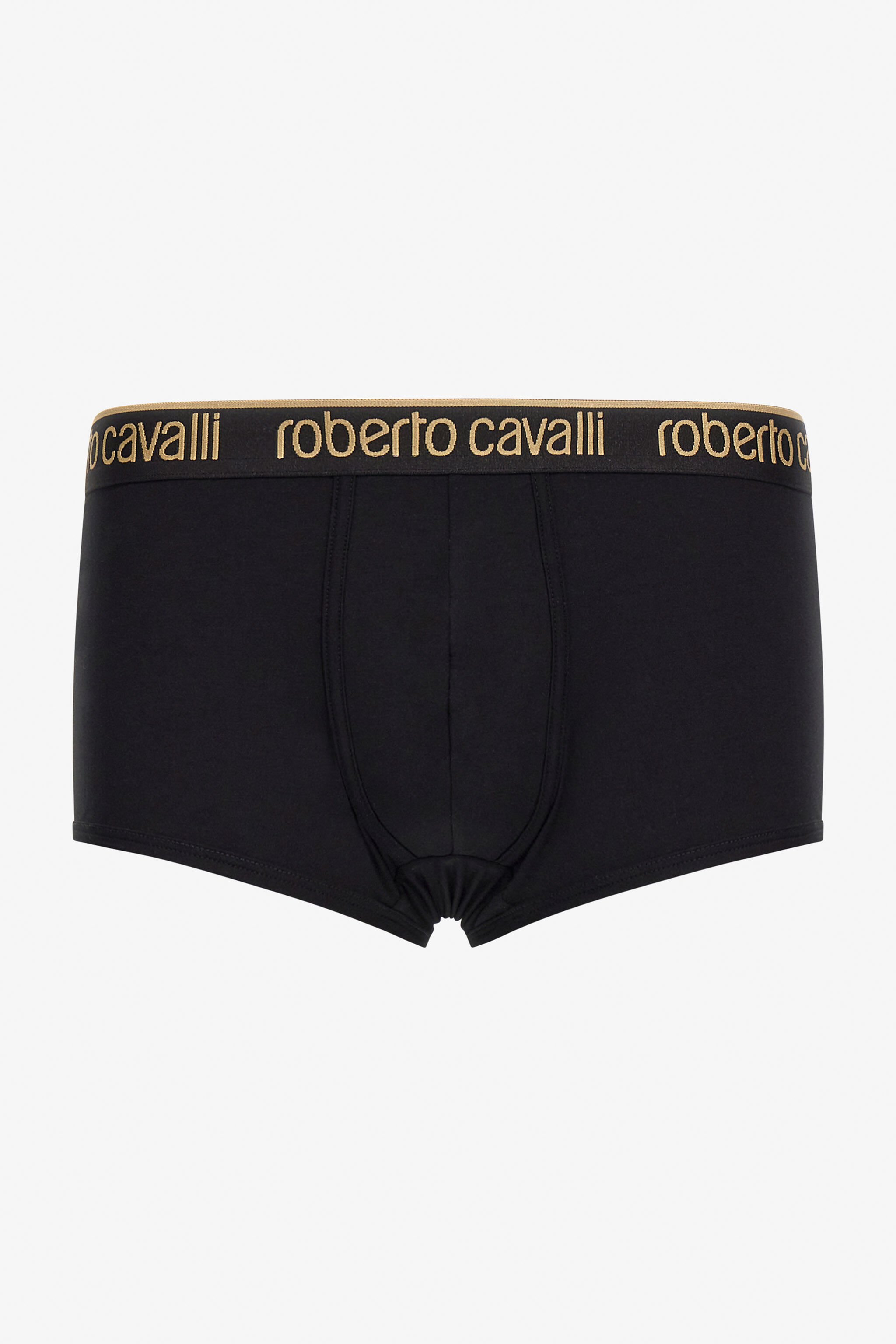 RC Roberto Cavalli Logo Boxershorts Schwarz TRO02A-JJ016