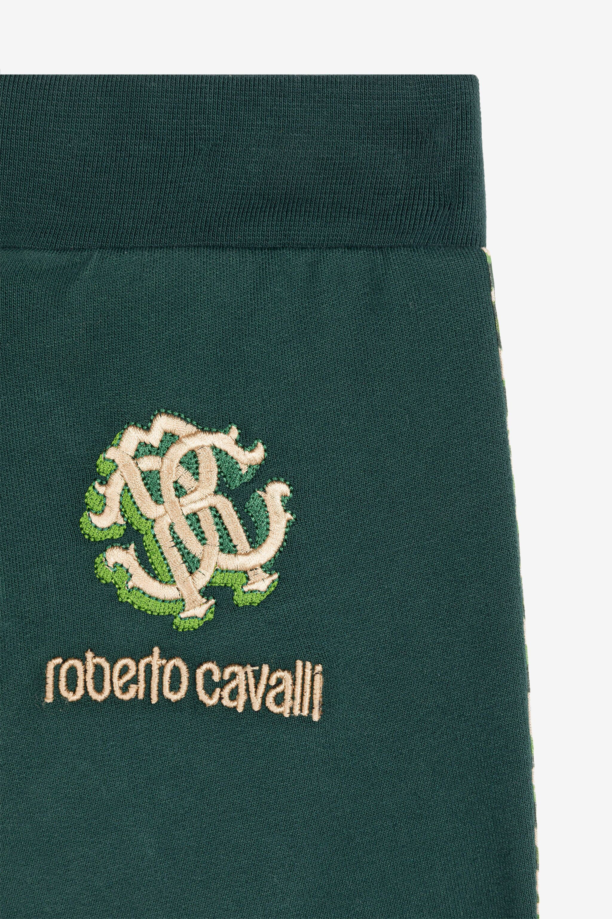 JU RC Monogram Cotton Sweatpants Dark green RJT20T-CF050