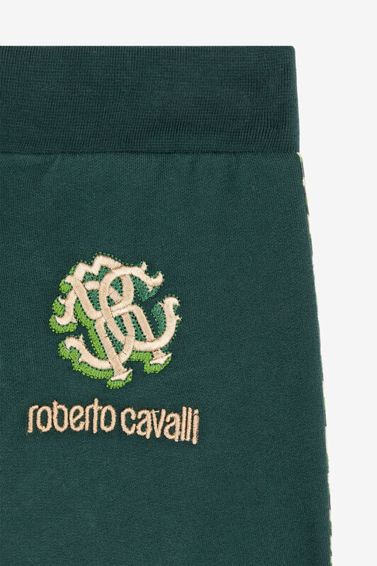 JU RC Monogram Cotton Sweatpants JU RC Monogram Cotton Sweatpants Dark green RJT20T-CF050