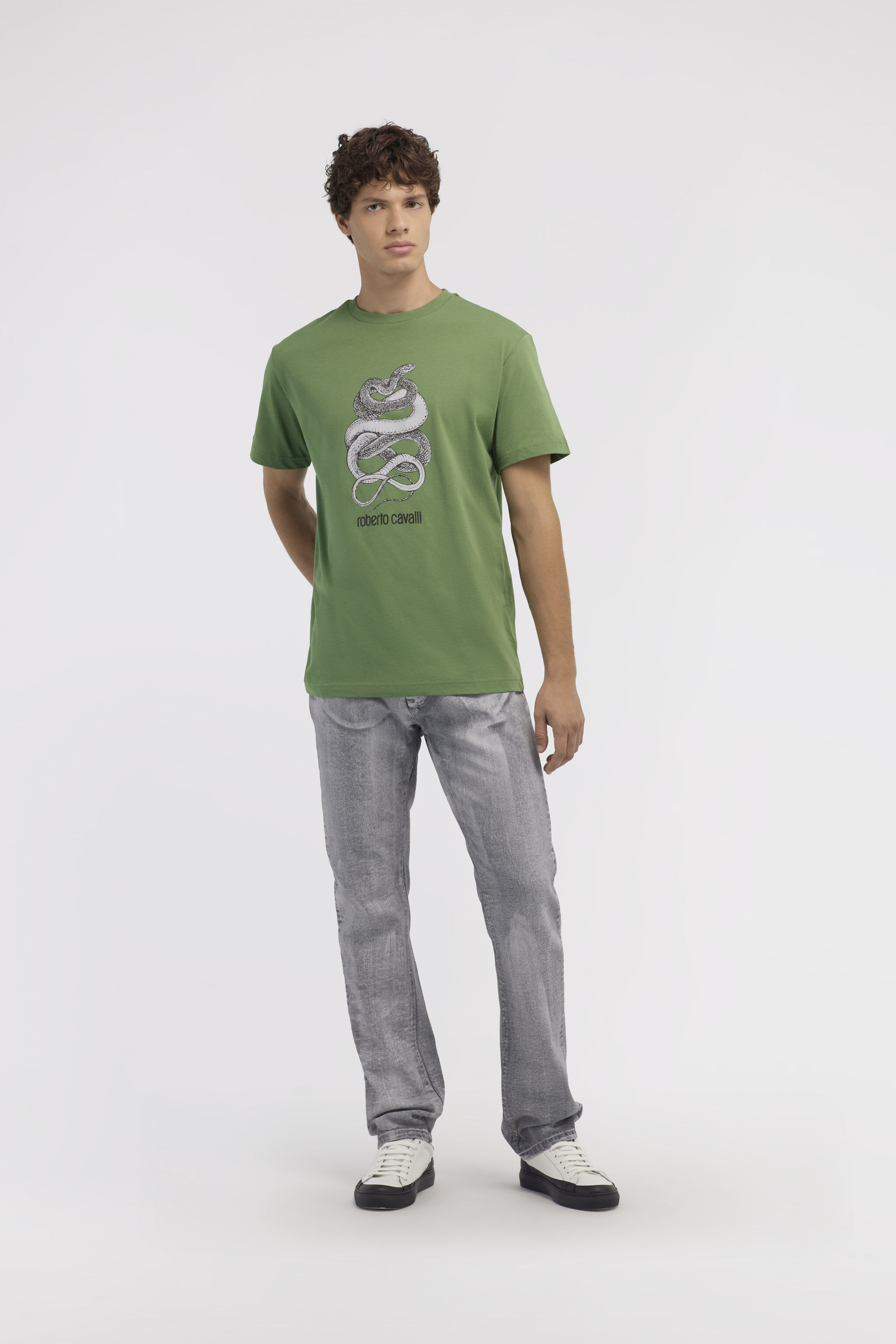 RC T-shirt with Snake print Green NOT60S-JD060