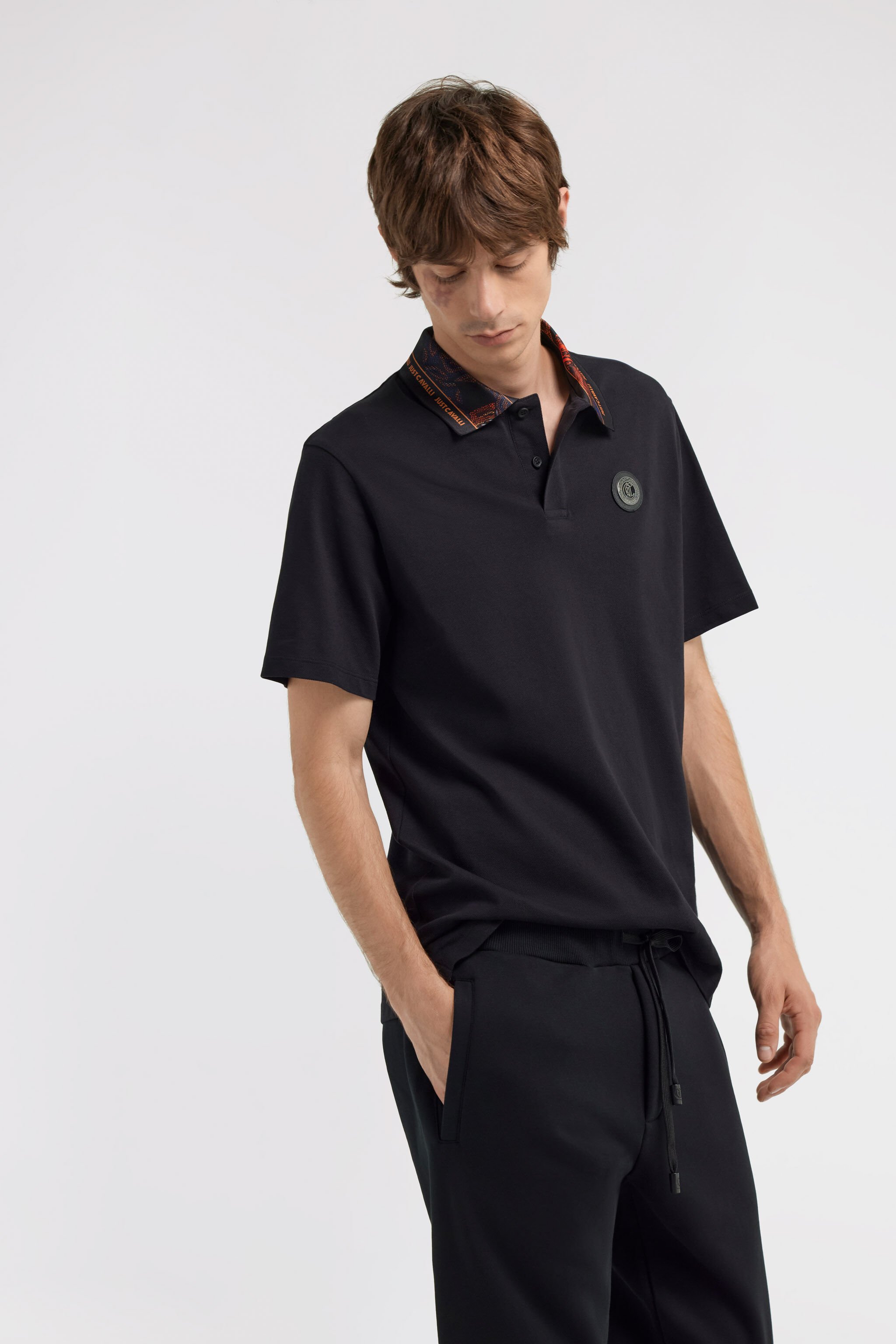 JC Polo Just Cavalli Nero TFT015-TF032