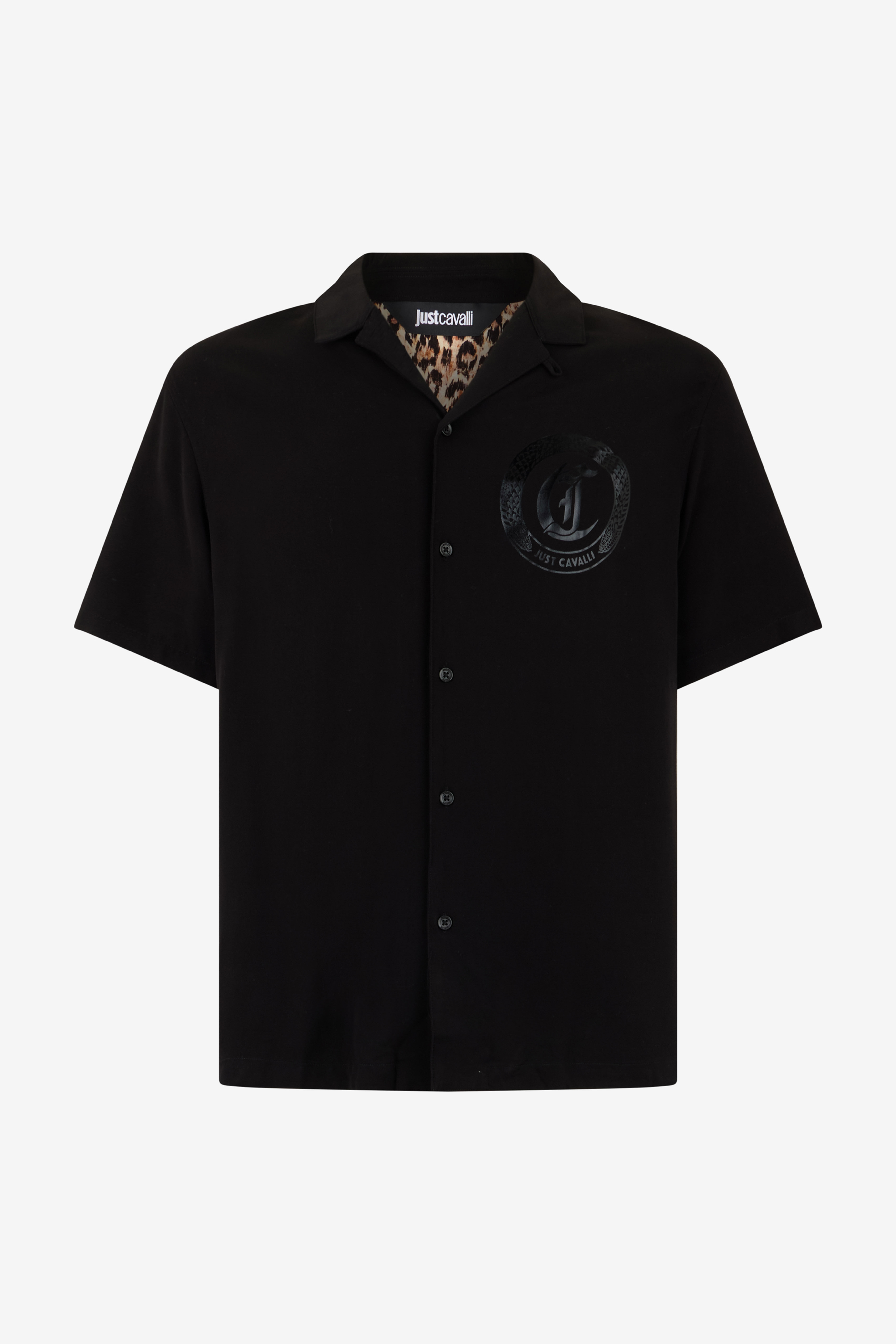 JC T-Shirt With Top-Stitched Logo BLACK UFT059-UF079