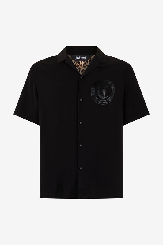 JC T-Shirt With Top-Stitched Logo JC T-Shirt With Top-Stitched Logo BLACK UFT059-UF079