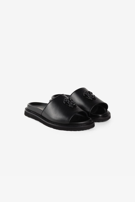 RC Slides con Monogram Mirror Snake NERO QRS017-PZA22