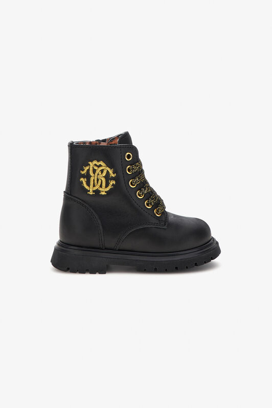 JU Boot Black/Gold RJS01Q-PZJ02