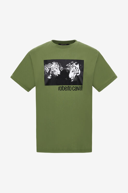 RC T-shirt with Jaguar logo and print RC T-shirt with Jaguar logo and print Green NOT60C-JD060