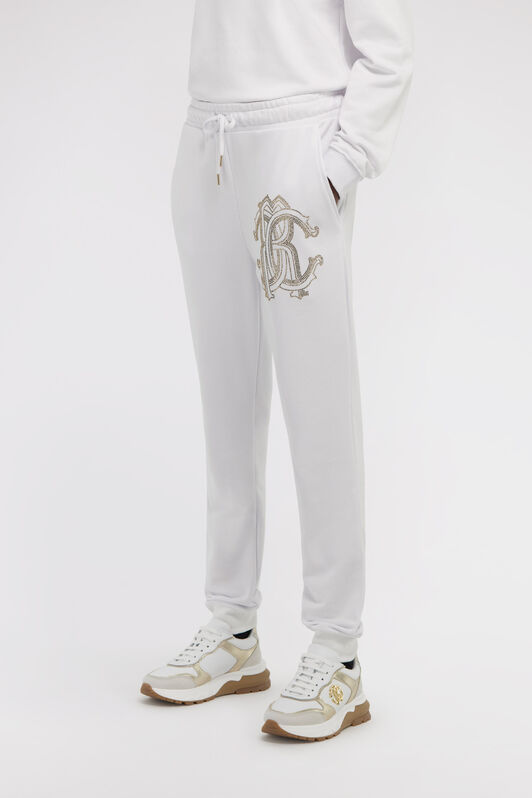 RC Sporty pants with Monogram RC Blanc NOT22A-CF052