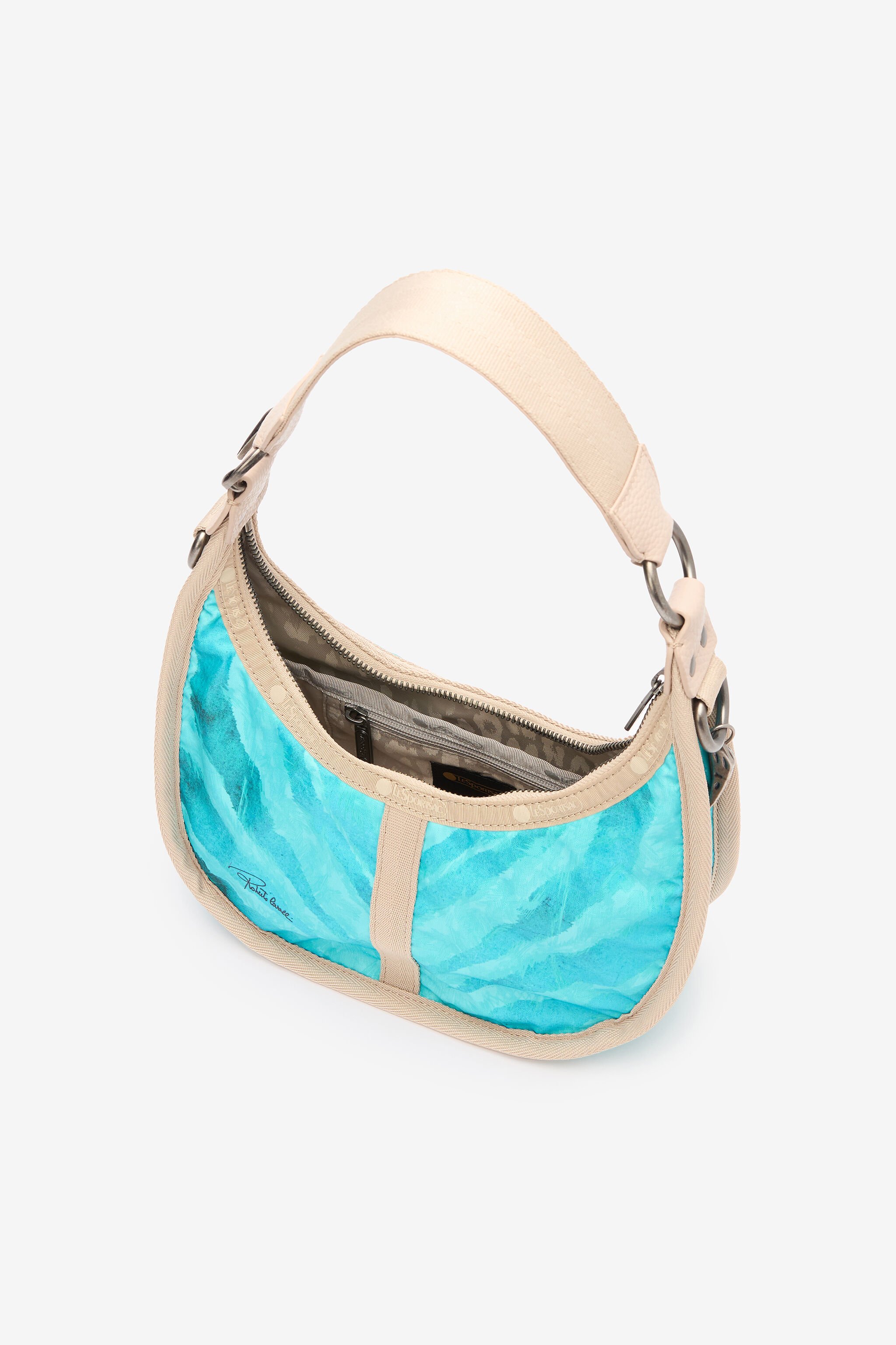 RC Bolso Bologna Pequeño Con Estampado Azul claro ULL007-IL019