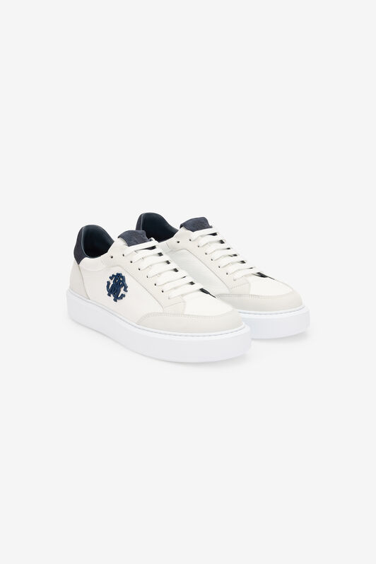 RC Sneakers mit Monogramm RC WHITE/BLUE POS00F-PZ085
