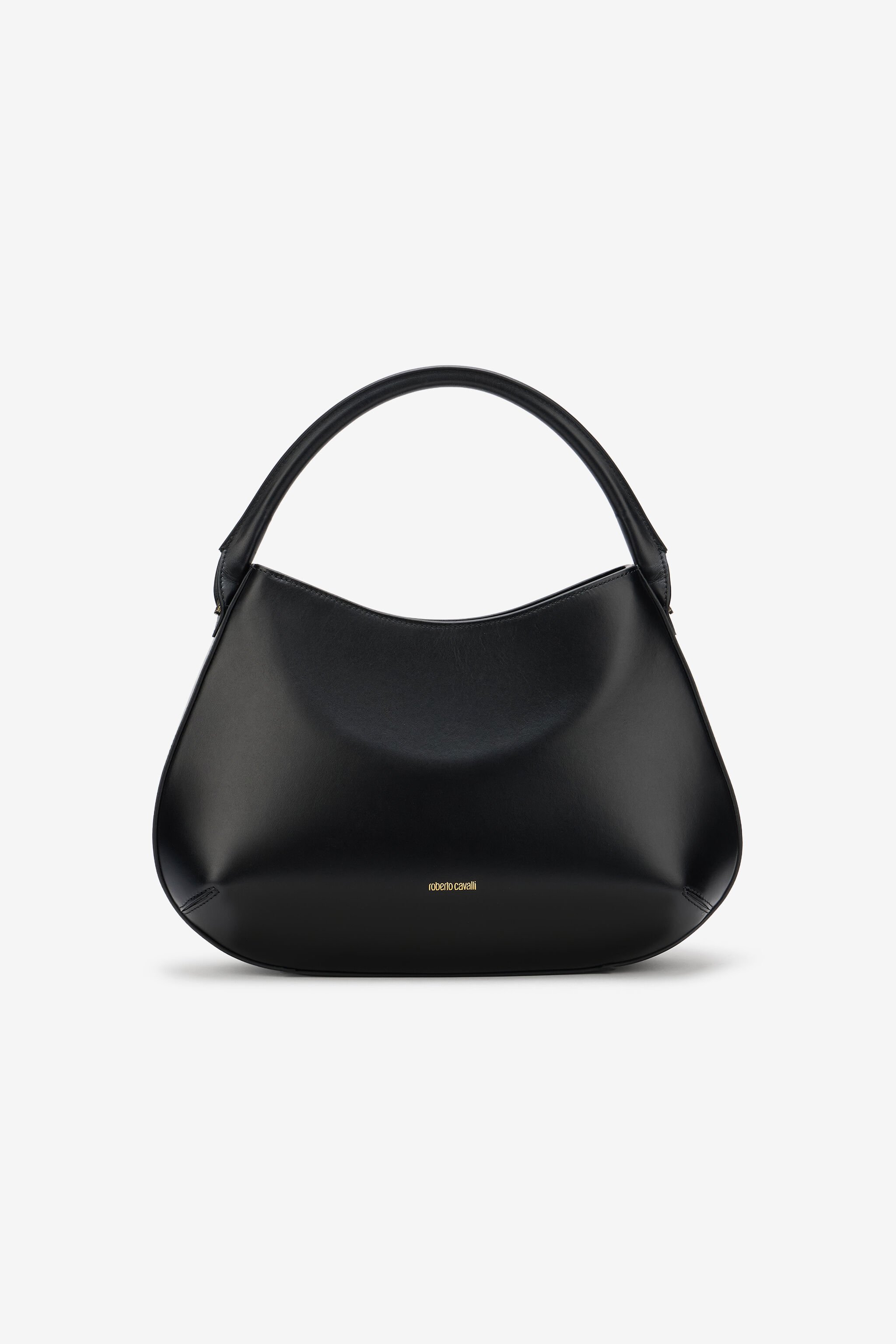 RC Black Leather Top Handle Bag with Monogram RC BLACK ROB00I-PZ085