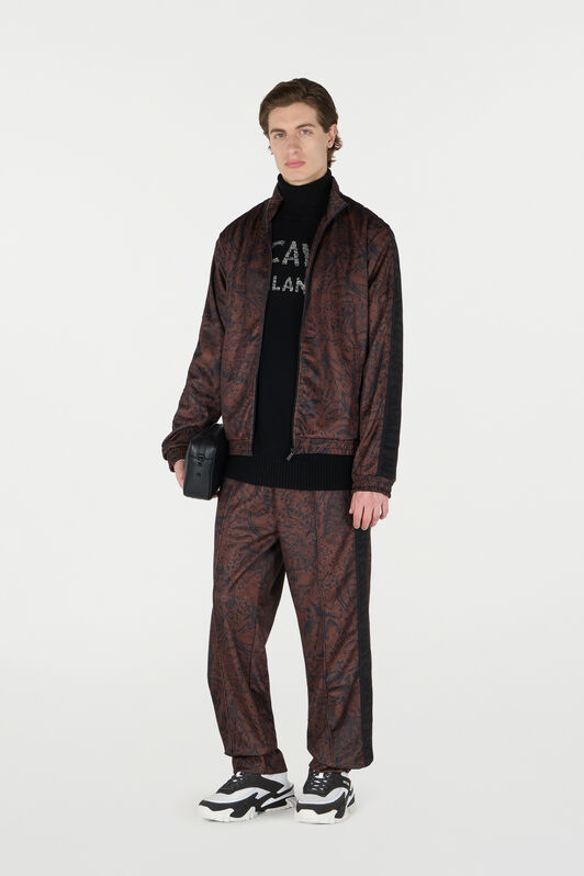 JC Jacket With Jaguar Print Purple TFT050-TF067