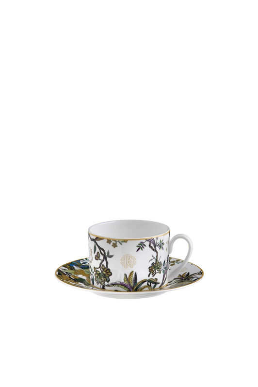 HO FLOWERS COLLECTION SET 2pcs TEA CUPS & SAUCER VARIANTE UNICA IALBA9-CCR01