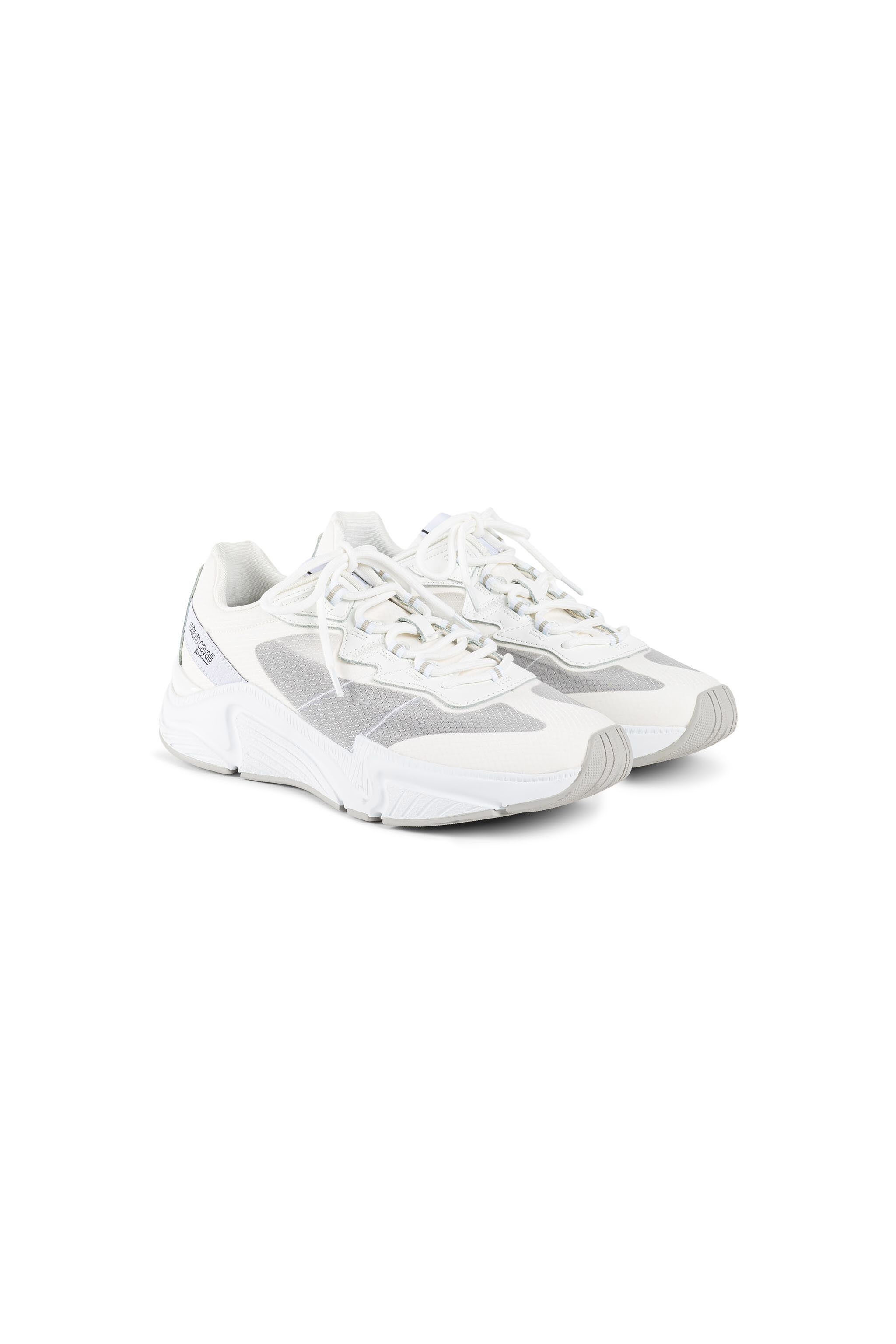 UG Logo-Print Panelled Sneakers OPTIC WHITE MYX15Y-FT198