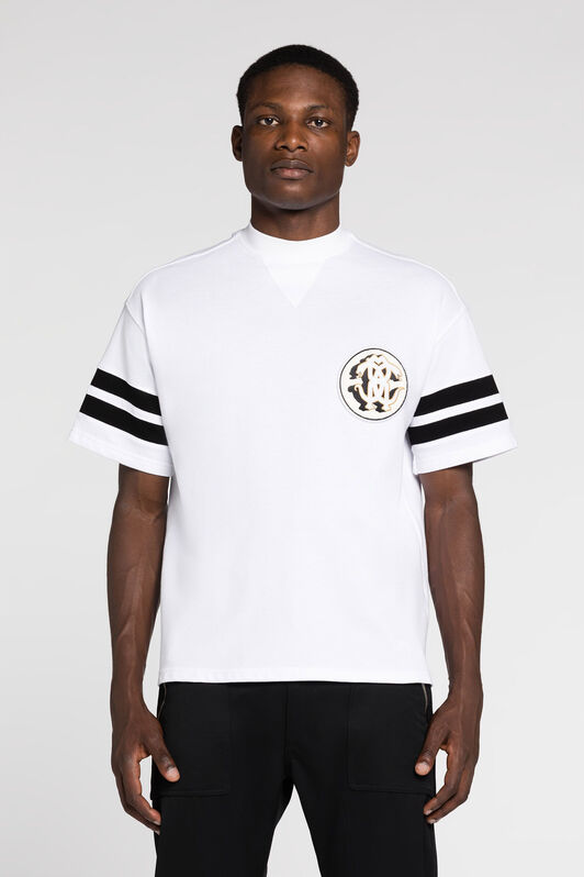 RC T-Shirt mit Mirror Snake-Patch Weiß RRT62D-JD060