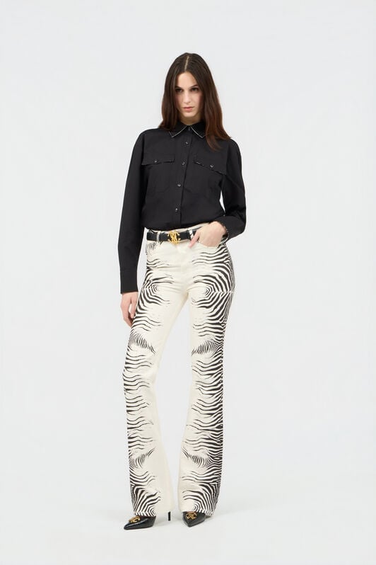 RC Zebra Print Jeans WHITE/BLACK ZEBRA SOJ20S-DL008