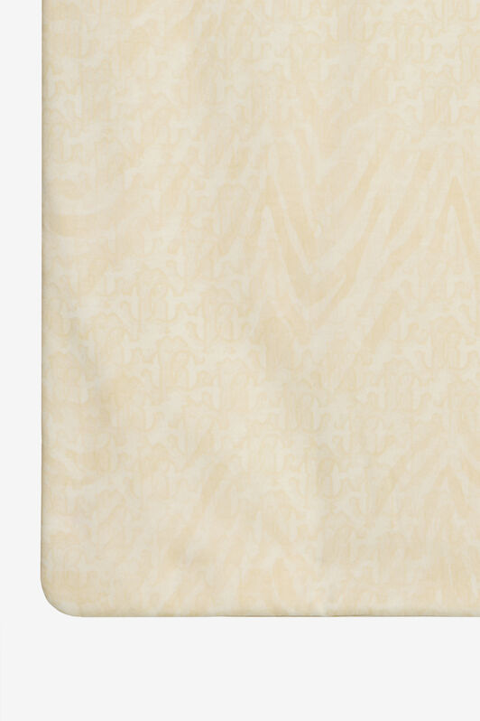 JU Monogram Zebra Print Blanket IVORY WJT805-JFR11