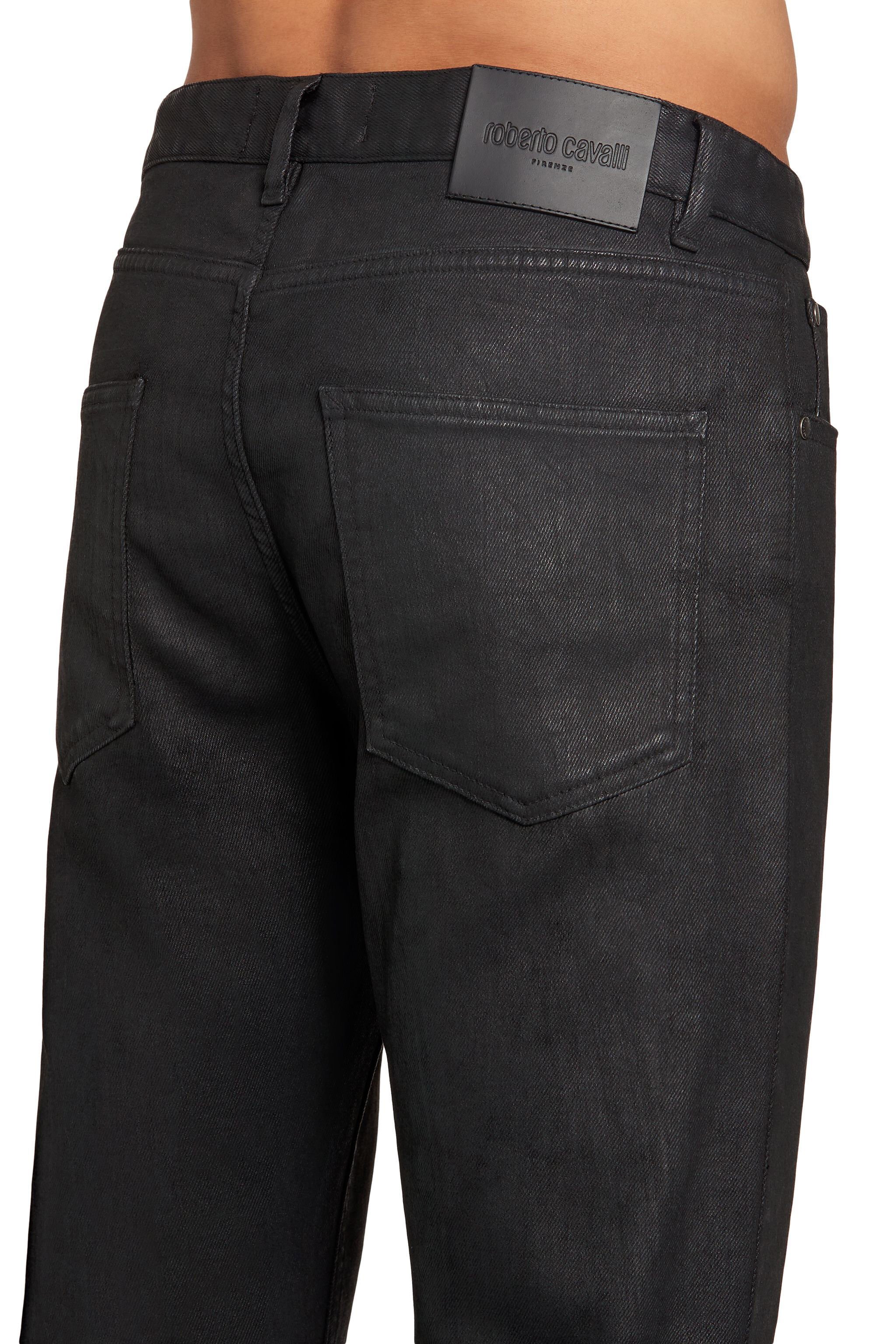RC Jean ultra-slim enduit Noir LNJ245-DN002