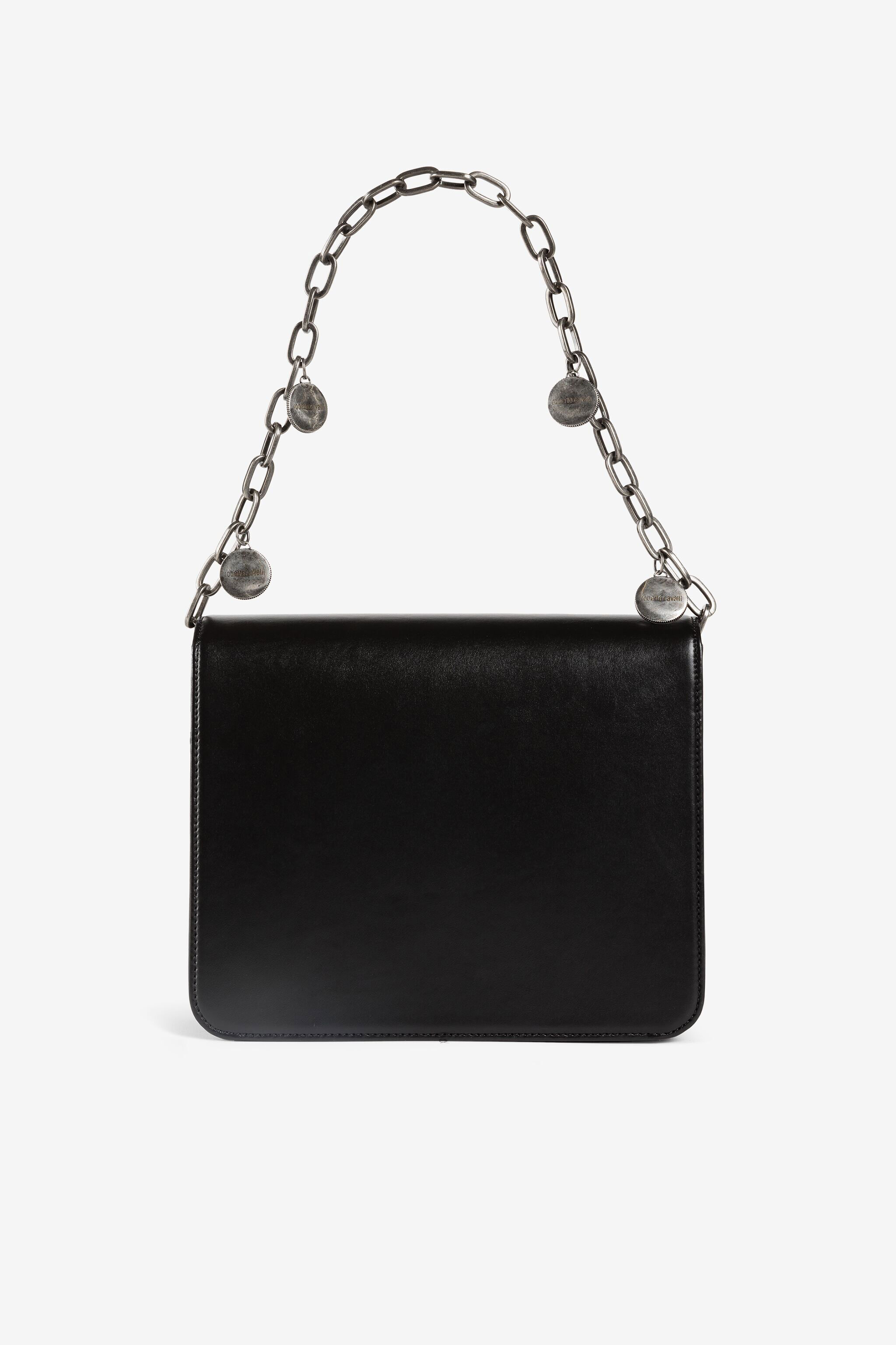 RC Mirror Snake leather shoulder bag Black RKB003-PZ132