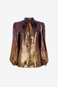 ${brand} Blusa con lazo efecto degradé ${colorDescription} ${masterID}