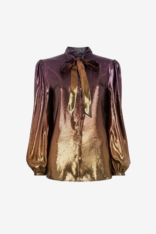 RC Top mit Rundhalsausschnitt im Dégradé-Stil MULTICOLOR PQT705-RJ026