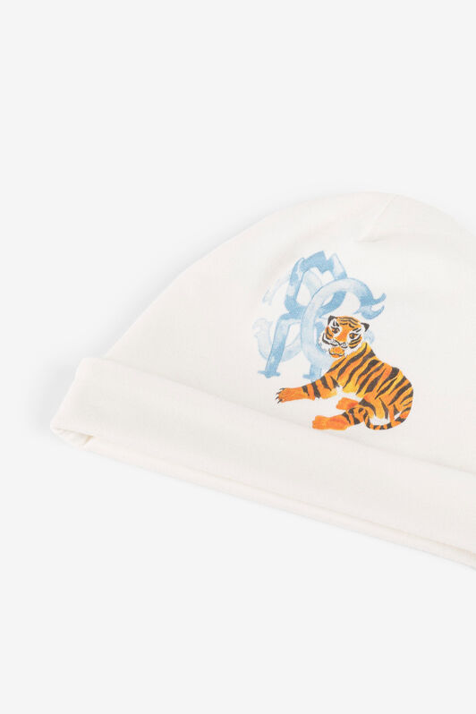 JU Strampler-Set mit Tiger-Print JU Strampler-Set mit Tiger-Print Weiß QJT896-JV025