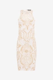 RC Abito Stampa Ornamental White WHITE WQT153-6CR36