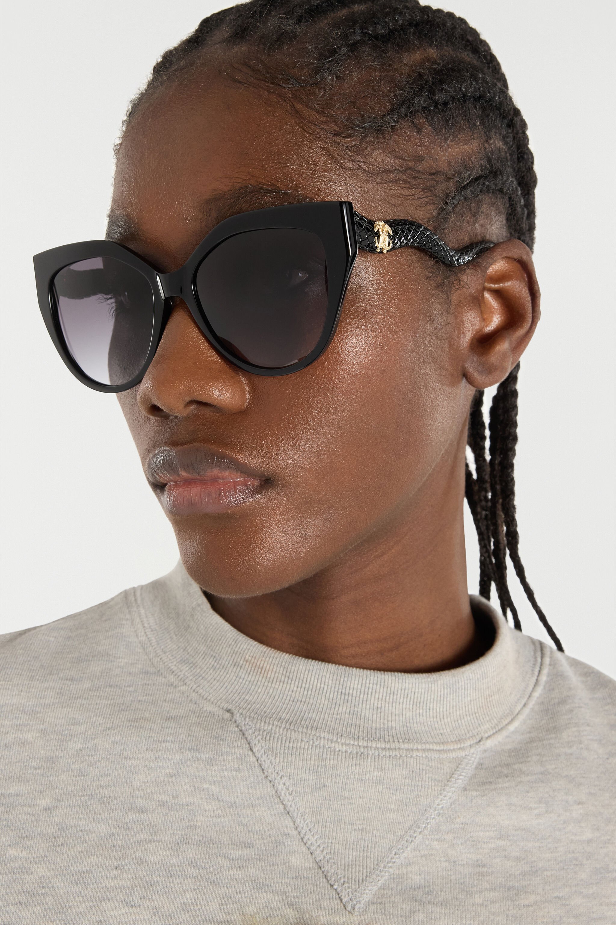 RC Sunglasses with snake-like temples Black UALD17-ID212
