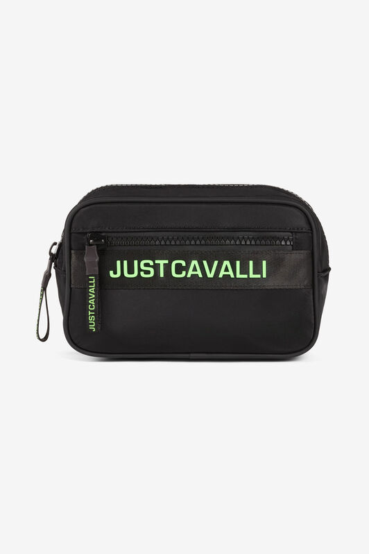 JC Just Cavalli Gürteltasche mit Logo-Print Schwarz Q62342-Q1245