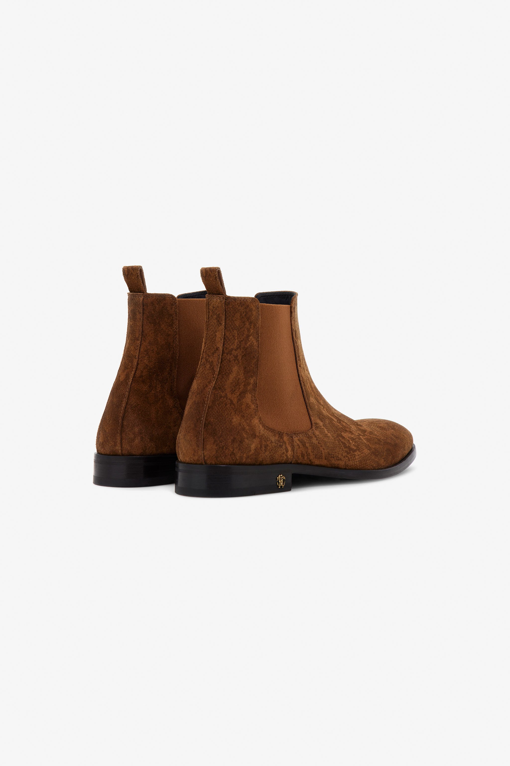 RC Suede Chelsea Boots Brown TRS012-PZ06A