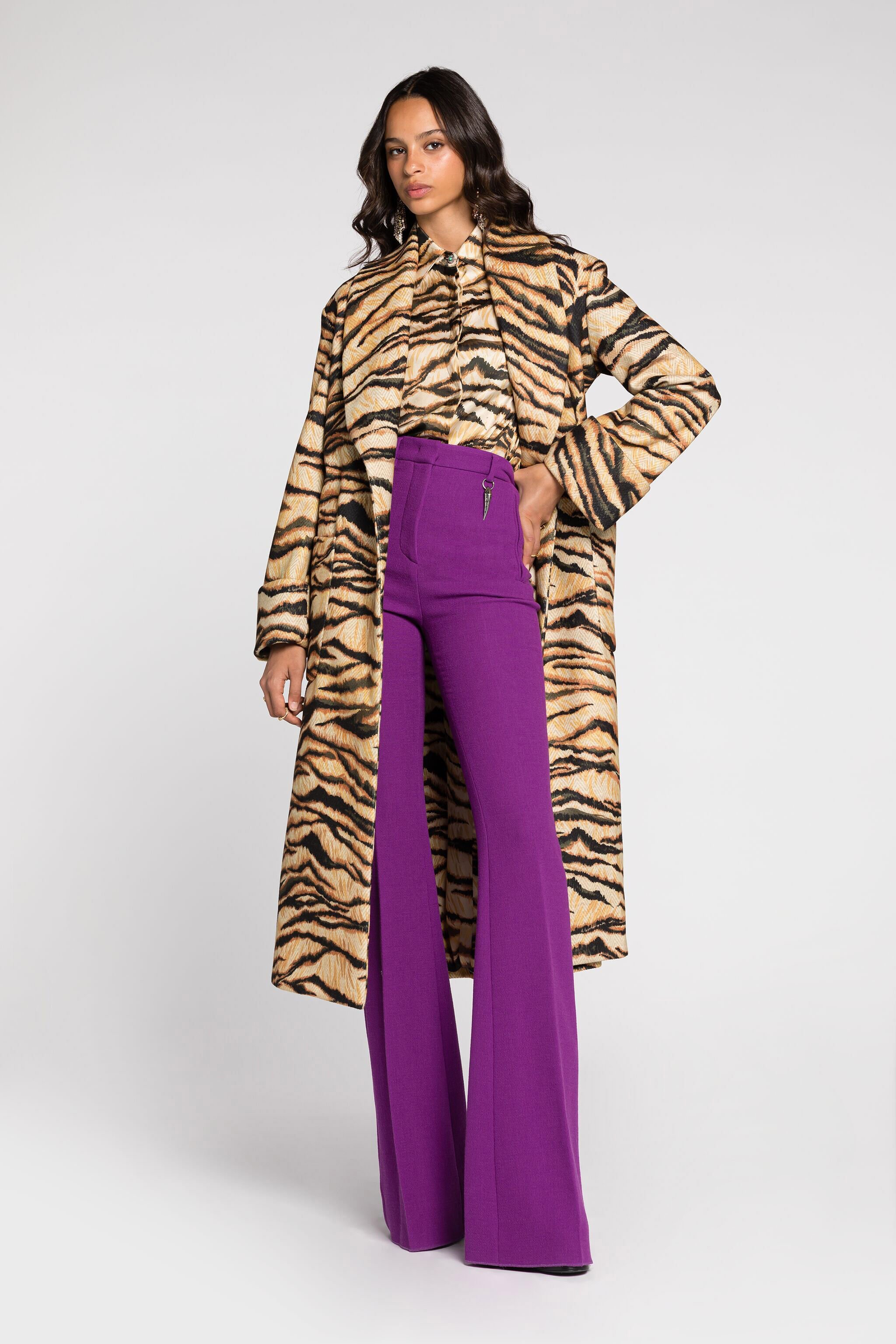 RC Tailored trousers with fangs Purple RKT202-WR013