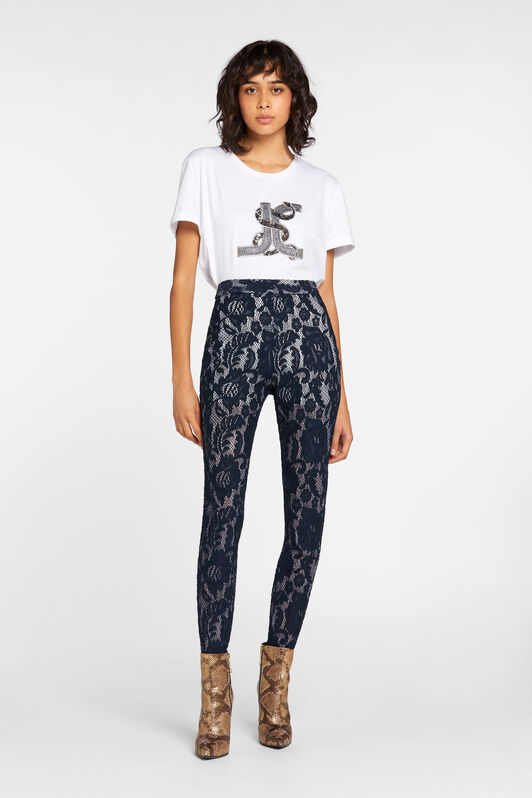 JC Just Cavalli Lace Trousers 524-524 GKLSCN-ISED1