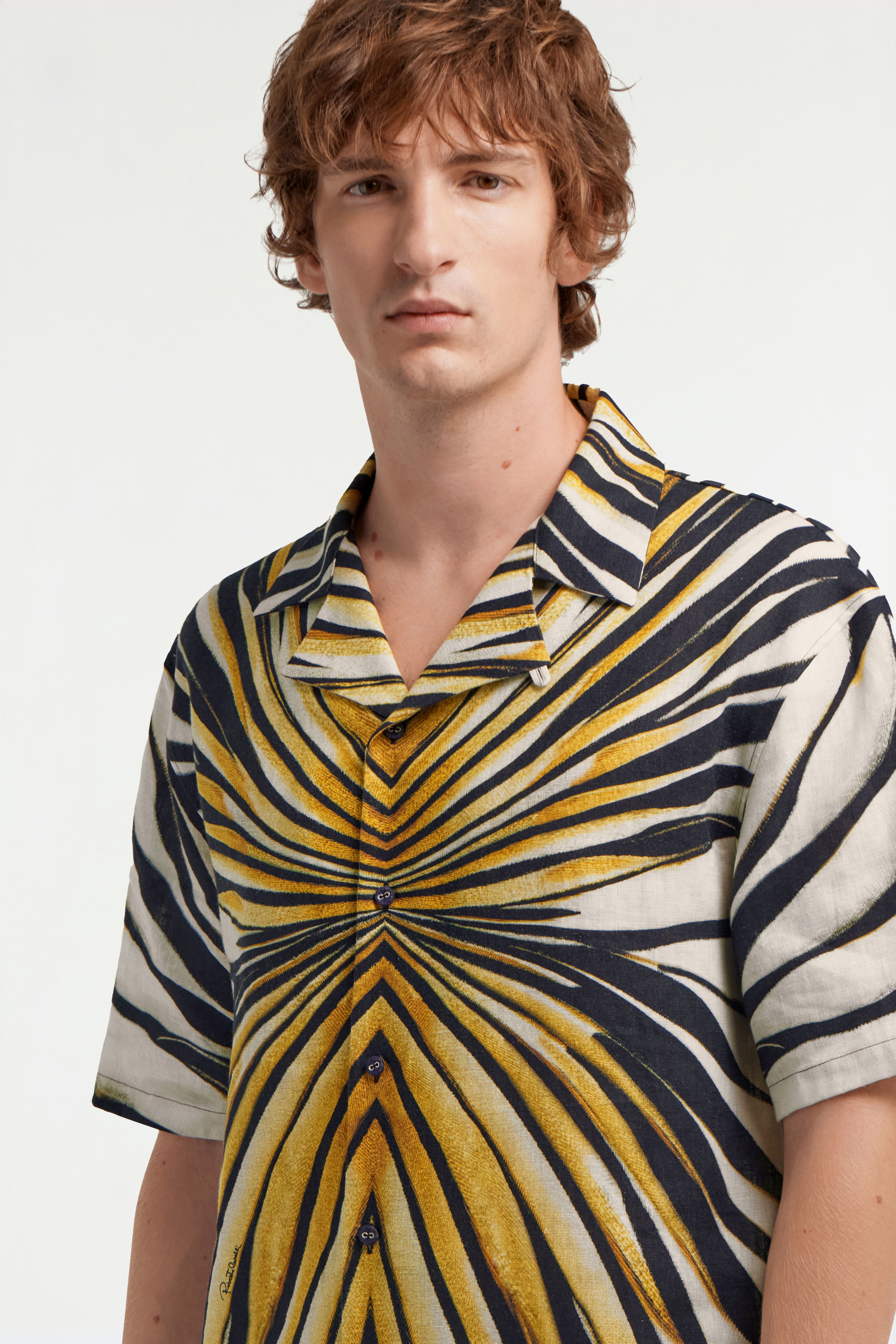 RC Ray of Gold print T-shirt Oro TRT760-3HM68