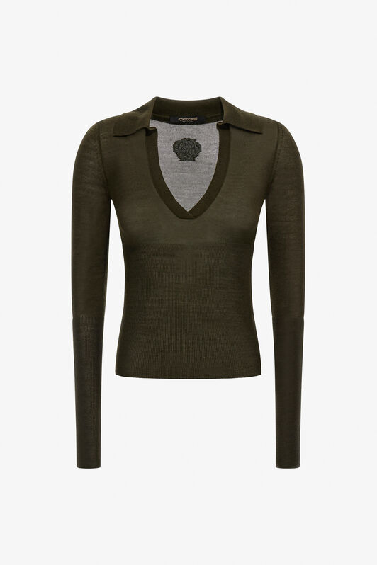 RC Long-sleeved top Dark green TWM600-KP001