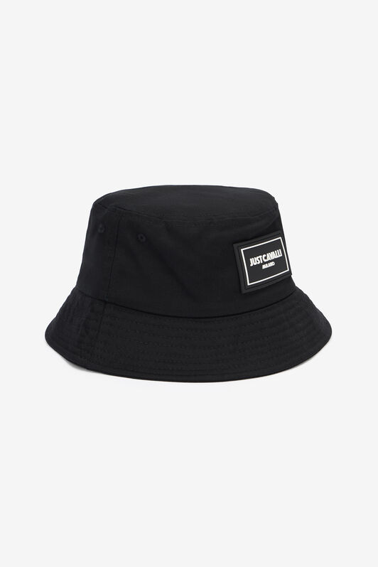 JC Chapeau Bob Noir avec Patch Logo BLACK UFA002-UF276
