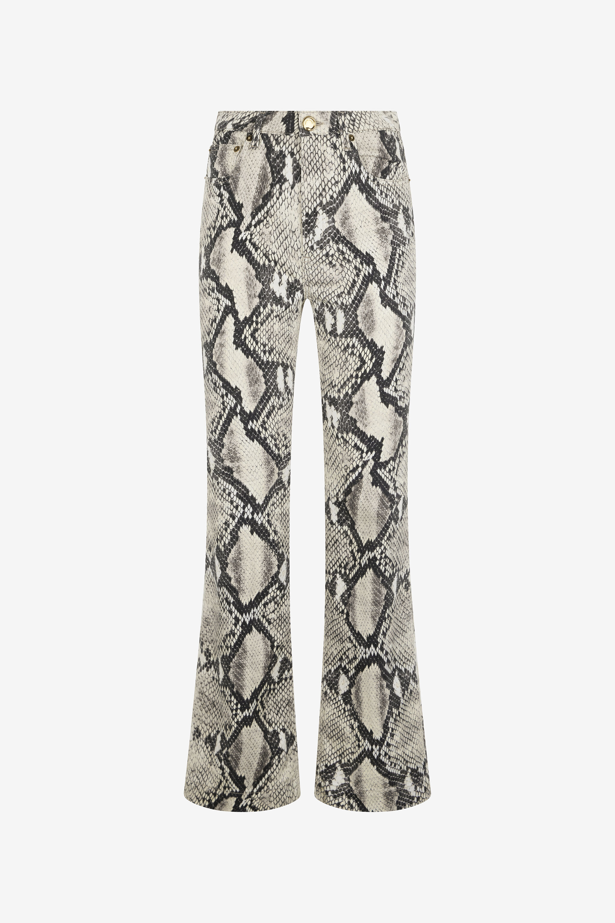 RC Rock-Colored Jeans with Python Print Marrón claro VWJ221-DAQ75